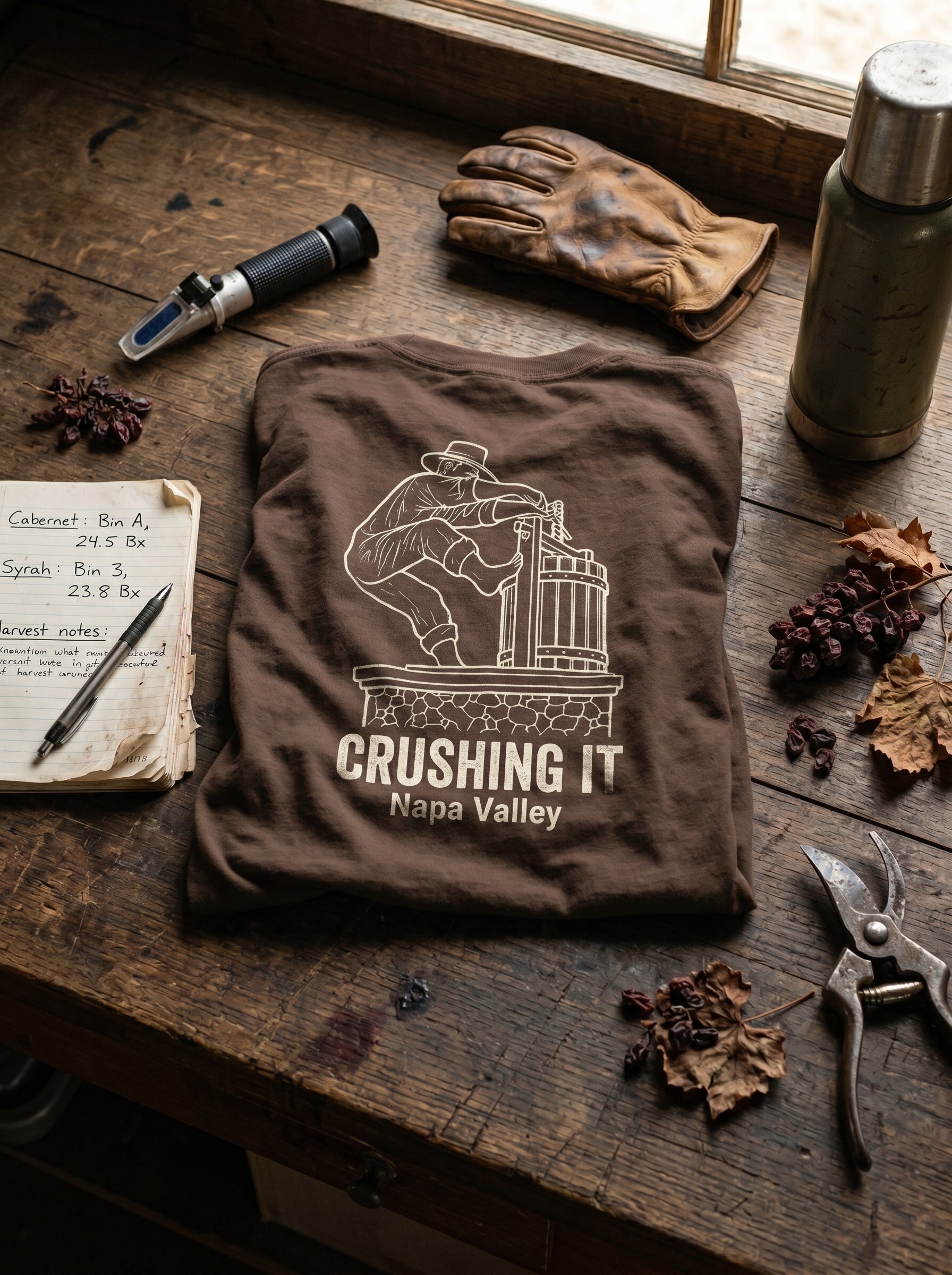 Crushing It Napa Valley Tee
