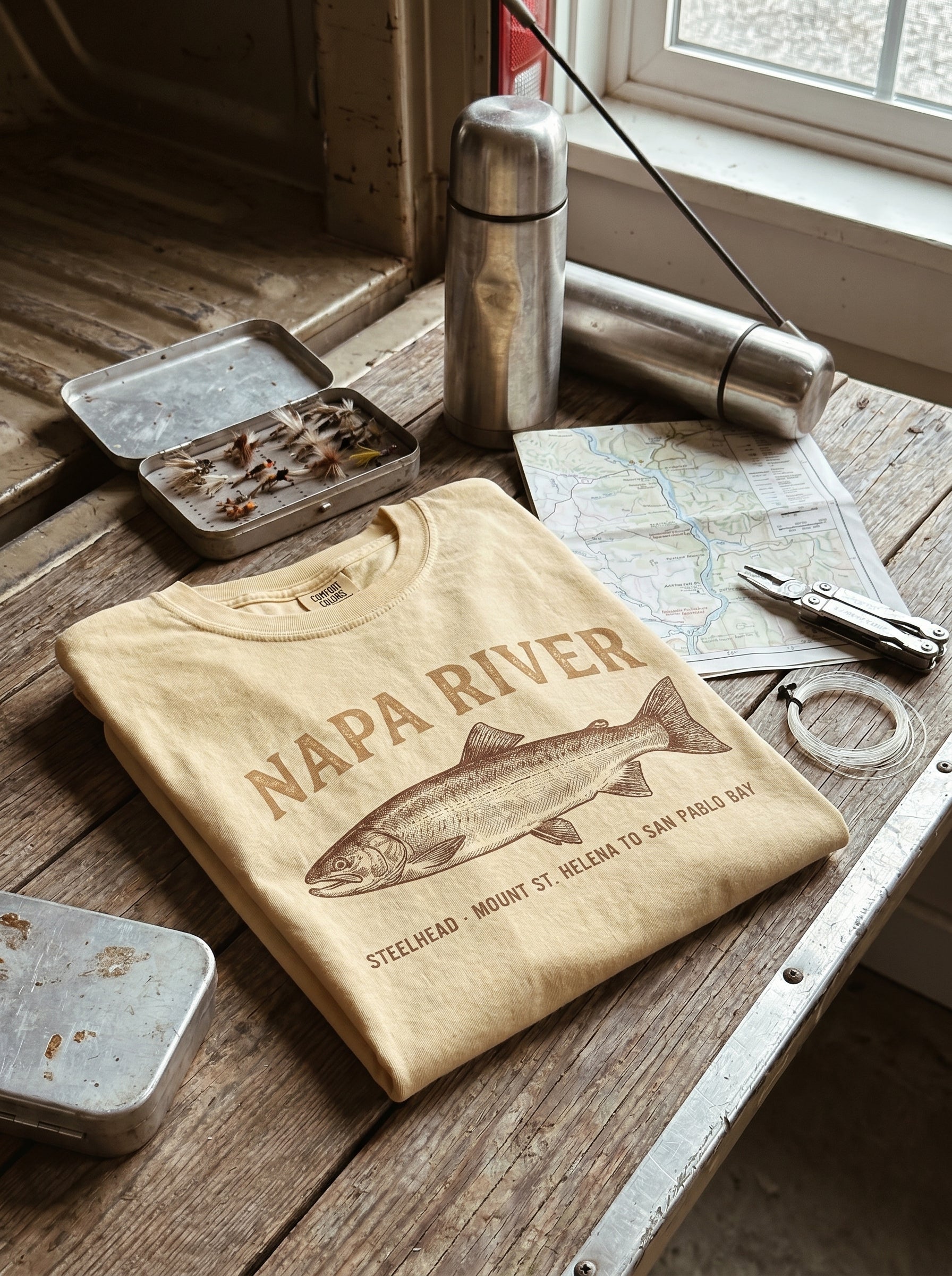 Napa River Steelhead Tee