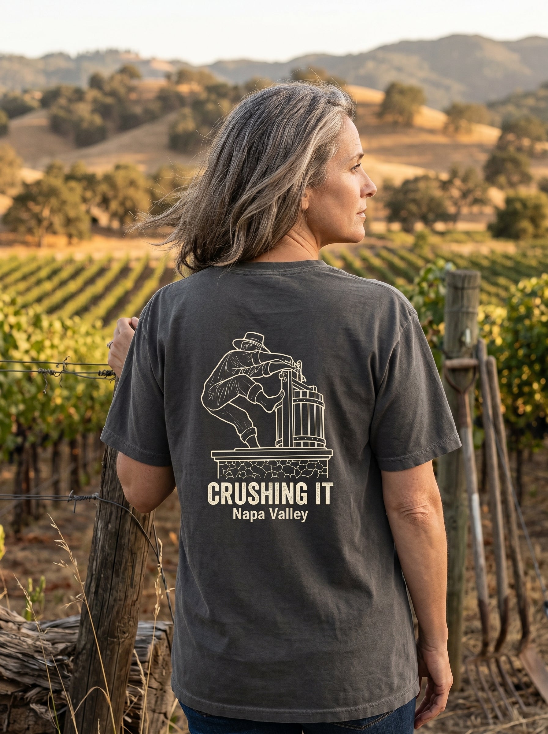 Crushing It Napa Valley Tee