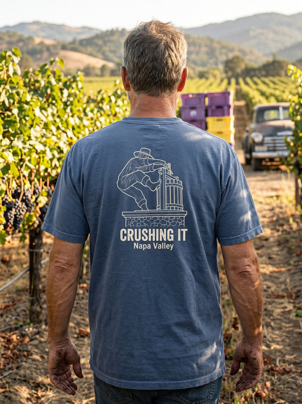 Crushing It Napa Valley Tee