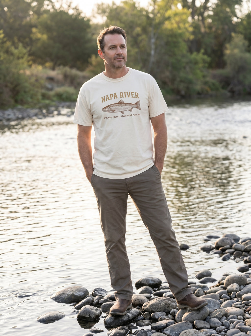 Napa River Steelhead Tee