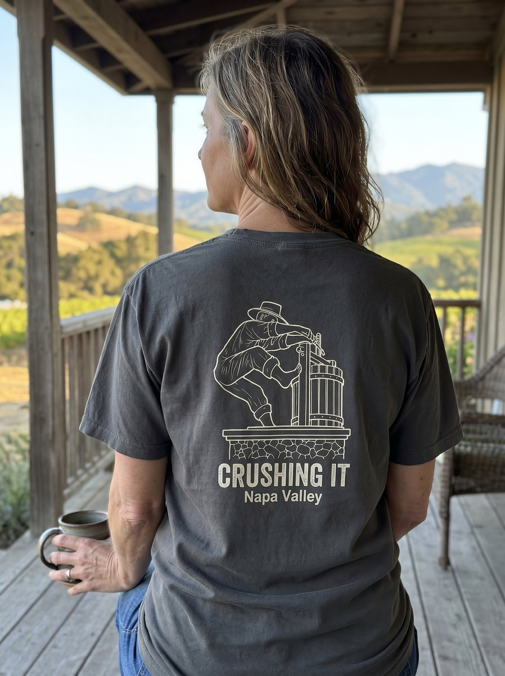 Crushing It Napa Valley Tee