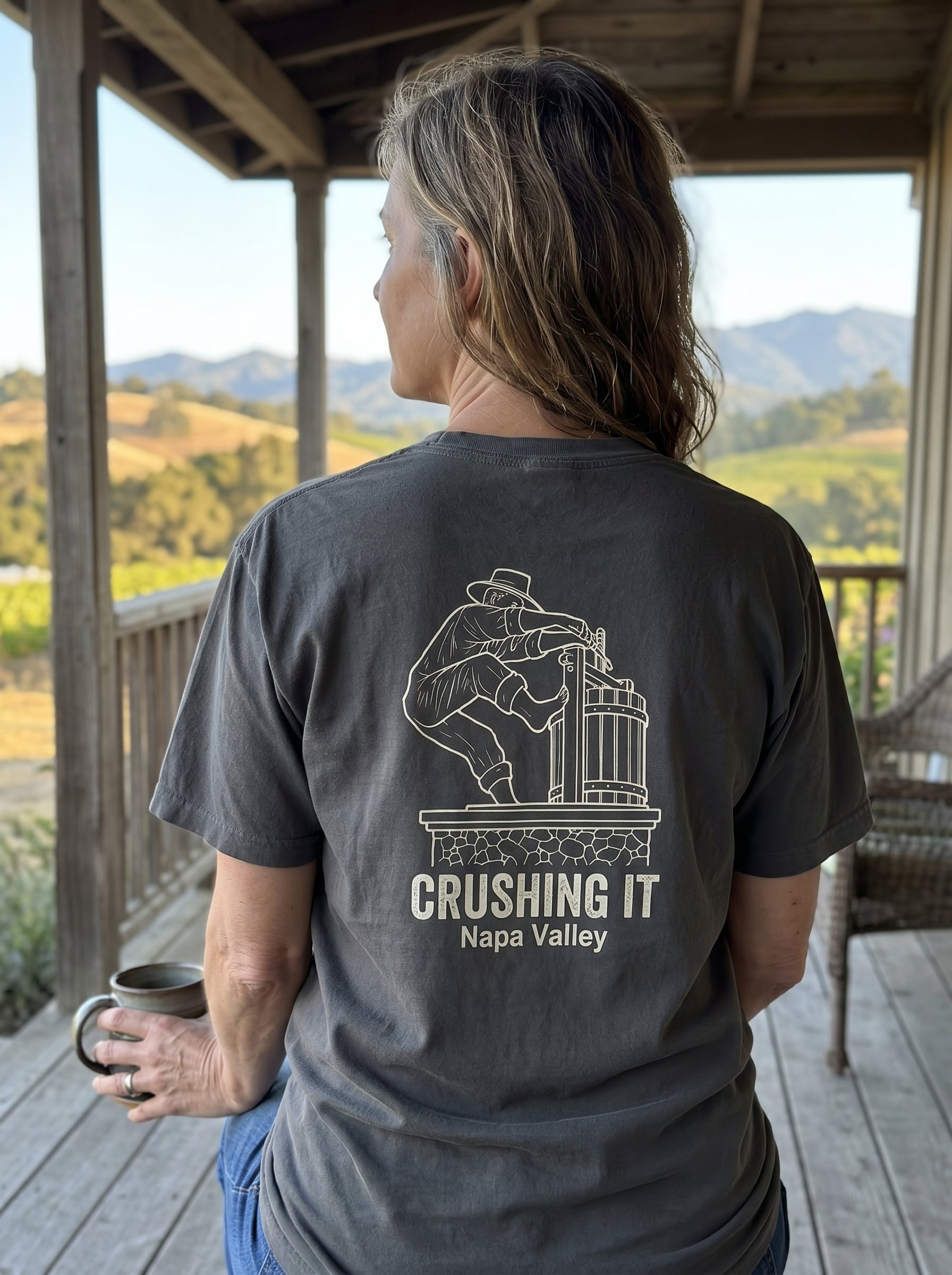 Crushing It Napa Valley Tee
